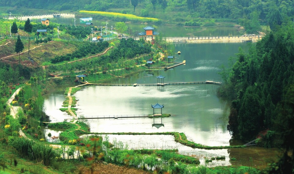 图片顺庆区同仁乡四方寨村. 曾江林 摄