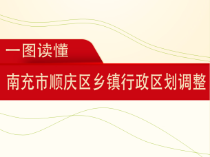 【一图读懂】南充市顺庆区乡镇行政区划调整